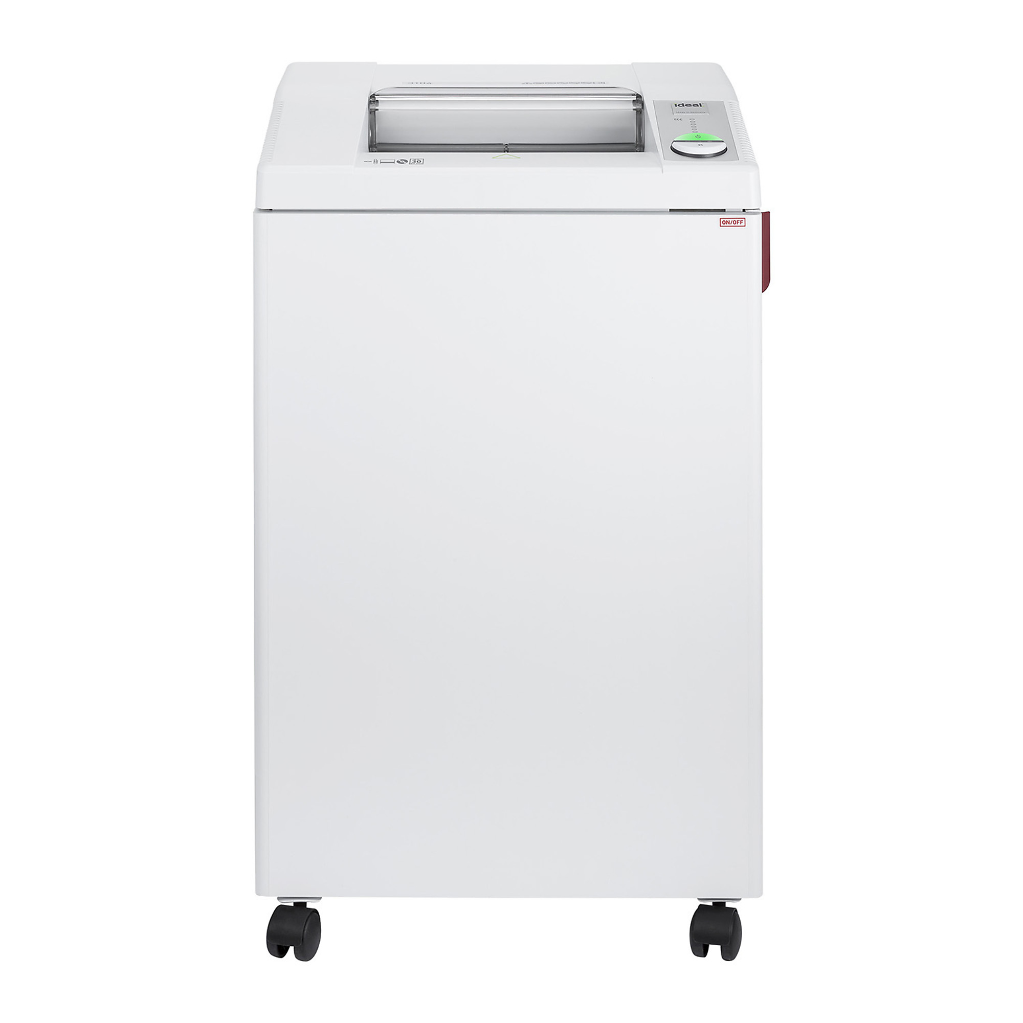 IDEAL, Paper Shredder, Sheet Capacity 30 Cut Type Strip-Cut, Security Level P2 Model# IDEDSH0314H (3104)